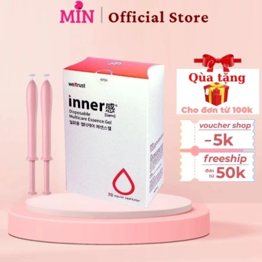 Hộp 30 ống đũa thần phụ khoa Wettrust Inner Hàn Quốc - Giá ưu đãi 189.000₫