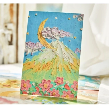 Hộp 30 tấm Bưu Thiếp Postcard Tranh Sóng Dầu Litter From The Bruge Trang trí Bullet Journal, thư thiệp, giảm còn 56.000đ