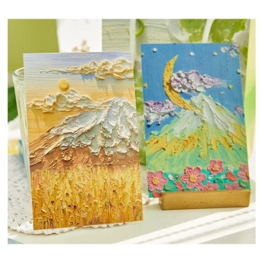 Hộp 30 tấm Bưu Thiếp Postcard Tranh Sóng Dầu Litter From The Bruge Trang trí Bullet Journal, thư thiệp, giảm còn 56.000đ