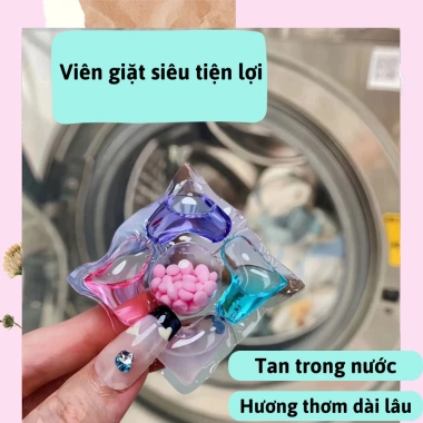 Hộp 30 viên Viên Giặt 5 in 1 Hương Hoa Sơn - Lưu Hương Dài Lâu, Giá 24.500 VND