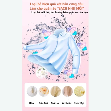 Hộp 30 viên Viên Giặt 5 in 1 Hương Hoa Sơn - Lưu Hương Dài Lâu, Giá 24.500 VND 3 Hộp 30 viên Viên Giặt 5 in 1 Hương Hoa Sơn - Lưu Hương Dài Lâu, Giá 24.500 VND 3