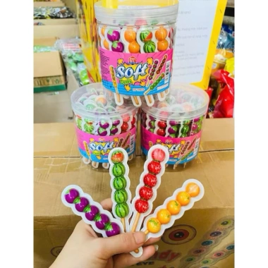 Hộp 30 xiên kẹo dẻo hồ lô mix vị 5 viên 9gr – Giá sỉ 58.000 VNĐ, giảm tới 20%