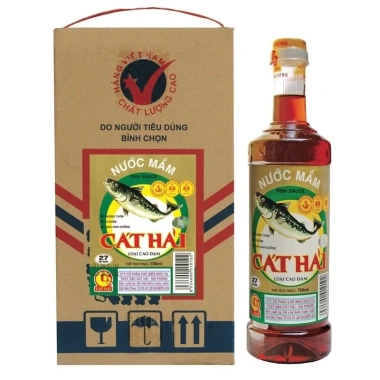 Hộp 4 chai Nước Mắm Cát Hải Cao Đạm - Giá ưu đãi 245.000 VNĐ, giảm từ 311.150 6