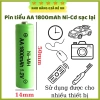 Hộp 4 Pin Sạc AA 1,2V Dùng cho Điều Khiển, Đồng Hồ, Cân Điện Tử, Đồ Chơi - Giá 27.440₫ tại Itechcare 4