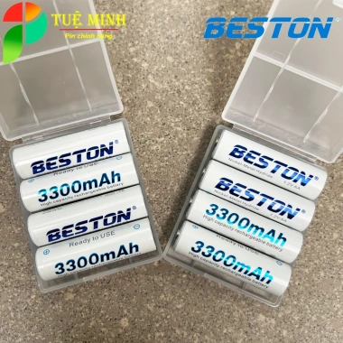 Hộp 4 Viên Pin sạc Beston AA 3.300mAh/3.000mAh NIMH 1.2V - Chính hãng, Giá chỉ 95.000 6 Hộp 4 Viên Pin sạc Beston AA 3.300mAh/3.000mAh NIMH 1.2V - Chính hãng, Giá chỉ 95.000 6