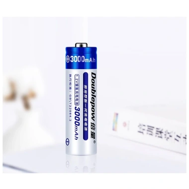 Hộp 4 viên Pin sạc lại Doublepow AA 3.000mAh - Sạc lại 1.200 lần, giá chỉ 119.000đ