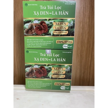 Hộp 40 túi Trà Xạ Đen La Hán - Thanh Nhiệt, Thải Độc Gan, Giảm Mẩn Ngứa, Mụn Nhọt - 55.000₫