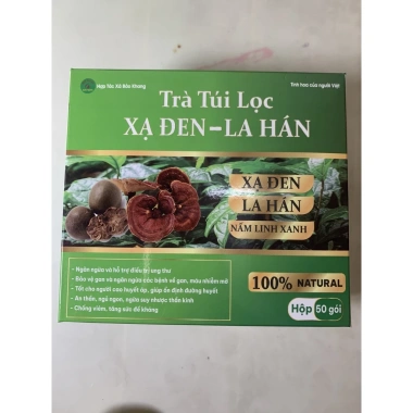 Hộp 40 túi Trà Xạ Đen La Hán - Thanh Nhiệt, Thải Độc Gan, Giảm Mẩn Ngứa, Mụn Nhọt - 55.000₫