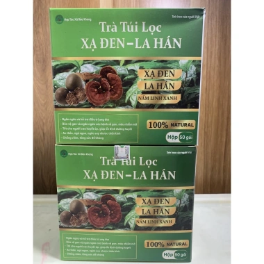 Hộp 40 túi Trà Xạ Đen La Hán - Thanh Nhiệt, Thải Độc Gan, Giảm Mẩn Ngứa, Mụn Nhọt - 55.000₫