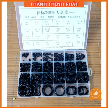 Hộp 400 gioăng + 200 ron cao su 24 size, chịu dầu, nhiệt độ cao - Thay băng tan, 36.900₫ 4