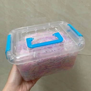 Hộp 4.000 dây chun buộc tóc nhiều màu dễ thương - Giá 35.900 VND, giảm từ 43.798 VND 5 Hộp 4.000 dây chun buộc tóc nhiều màu dễ thương - Giá 35.900 VND, giảm từ 43.798 VND 5