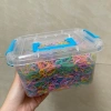 Hộp 4.000 dây chun buộc tóc nhiều màu dễ thương - Giá 35.900 VND, giảm từ 43.798 VND 8