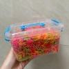 Hộp 4.000 dây chun buộc tóc nhiều màu dễ thương - Giá 35.900 VND, giảm từ 43.798 VND 10