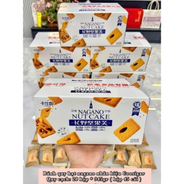Hộp 43-45 bánh quy hạt dinh dưỡng Nagano Nut Cake - 115.000 giảm từ 144.900 - Tết 4 Hộp 43-45 bánh quy hạt dinh dưỡng Nagano Nut Cake - 115.000 giảm từ 144.900 - Tết 4