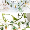Hộp 45 Sticker Lá cây xanh cho Bullet Journal, lịch và album - Dễ thương, giá 22.800 VND