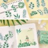 Hộp 45 Sticker Lá cây xanh cho Bullet Journal, lịch và album - Dễ thương, giá 22.800 VND 2