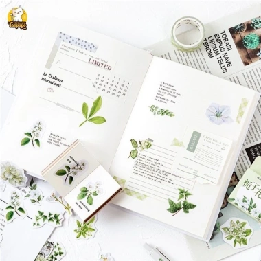Hộp 46 hình dán hoa trà trắng lá xanh vintage – Dán sổ bullet journal, scrapbook, thư thiệp, giá 25.000 VND 4 Hộp 46 hình dán hoa trà trắng lá xanh vintage – Dán sổ bullet journal, scrapbook, thư thiệp, giá 25.000 VND 4