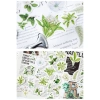 Hộp 46 hình dán hoa trà trắng lá xanh vintage – Dán sổ bullet journal, scrapbook, thư thiệp, giá 25.000 VND 9