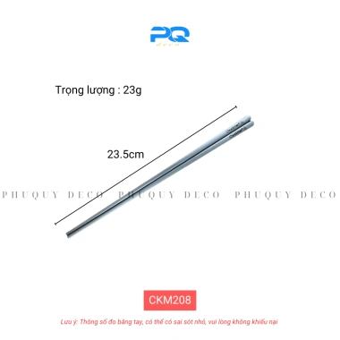 Hộp 5 đôi đũa Chockmen titan nguyên chất kháng khuẩn, chống nấm mốc cao cấp - 545.000 VND 2