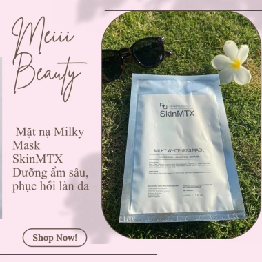 Hộp 5 miếng Mặt nạ Milky Mask SkinMTX - Dưỡng ẩm sâu, phục hồi da, giảm giá 205.000 VND