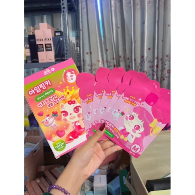 Hộp 5 miếng Mặt Nạ Trẻ Em I'm Pinky Kids - Dưỡng ẩm EWG nhạy cảm 3-7 và 8+ tuổi