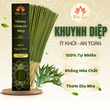 Hộp 50-100 nén Nhàng Khuyết Diệp 30-40cm Nhàng sạch ít khói thơm dịu nhẹ 24.000₫