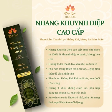 Hộp 50-100 nén Nhàng Khuyết Diệp 30-40cm Nhàng sạch ít khói thơm dịu nhẹ 24.000₫