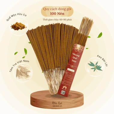 Hộp 50-100 nén Nhàng Khuyết Diệp 30-40cm Nhàng sạch ít khói thơm dịu nhẹ 24.000₫