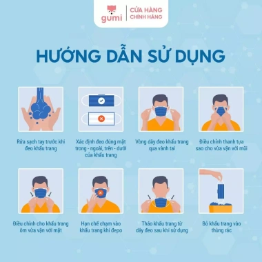 Hộp 50 chiếc Khẩu trang y tế 4 lớp Gumi Mask - Kháng khuẩn, chống bụi mịn, chỉ 32.340 VND 7 Hộp 50 chiếc Khẩu trang y tế 4 lớp Gumi Mask - Kháng khuẩn, chống bụi mịn, chỉ 32.340 VND 7