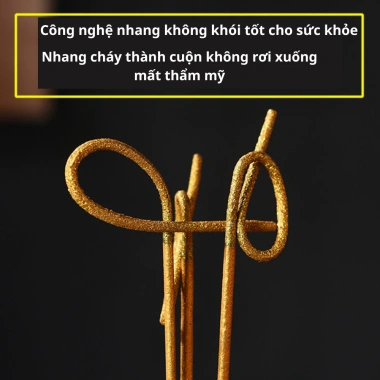 Hộp 500 nhang cuộn không đậu tàn, hương ít khói, mùi thơm nhẹ, không độc hại - chỉ 90.000đ