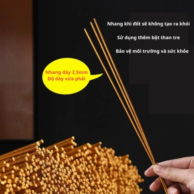Hộp 500 nhang cuộn không đậu tàn, hương ít khói, mùi thơm nhẹ, không độc hại - chỉ 90.000đ
