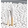 Hộp 500 tăm bông ngoái ráy tai cotton 2 đầu tròn an toàn cho mẹ và bé - 40.000đ 2