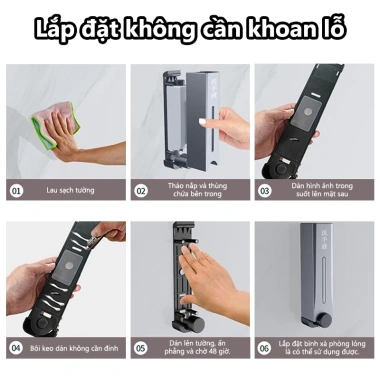 Hộp 500ml Đựng Sữa Tắm Dầu Gội Nước Rửa Tay Sang Trọng - Tiện Lợi Phòng Tắm 159k 8
