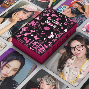 Hộp 55 ảnh thẻ LOMO I-DLE I Feel Me I Never Die – Giá 44.000, in chữ độc đáo