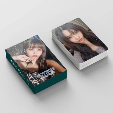Hộp 55 tấm Hình Lomo Card i-dle Soyeon Thẻ in ảnh giá ưu đãi 57.200 VND 8