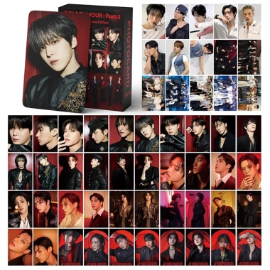 Hộp 55 thẻ ảnh ATEEZ bộ sưu tập hình ảnh fan, giá chỉ 27.500đ, in chất lượng cao 9