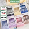 Hộp 6 bút gel Decorme mực đen, ngòi 0,5mm, ST Tone Pastel, họa tiết caro, nhiều màu - 27.900₫ 8
