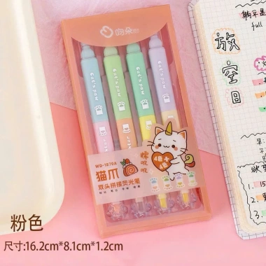 Hộp 6 Bút Highlight Pastel Dễ Thương 12cm - Viết Trang Trí, Bút Dạ Quang Giá Ưu Đãi 35k 10 Hộp 6 Bút Highlight Pastel Dễ Thương 12cm - Viết Trang Trí, Bút Dạ Quang Giá Ưu Đãi 35k 10