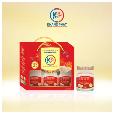 Hộp 6 hũ Tổ Yến Chưng Đường Kiêng Đường Dược Khang Phát 70ml - Giá 105.000 (Giảm từ 126.000) Hộp 6 hũ Tổ Yến Chưng Đường Kiêng Đường Dược Khang Phát 70ml - Giá 105.000 (Giảm từ 126.000)