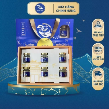 Hộp 6 Hũ Yến Chưng Dewi's Nest Nguyên Chất Quà Sức Khỏe Sang Trọng, Tinh Tế 2.025 10 Hộp 6 Hũ Yến Chưng Dewi's Nest Nguyên Chất Quà Sức Khỏe Sang Trọng, Tinh Tế 2.025 10
