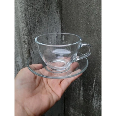 Hộp 6 ly thủy tinh 2 tầng khía đáy, cốc chịu nhiệt 240‑320ml – Thích hợp cafe, nước ép, soda, chỉ 140.000₫ 4