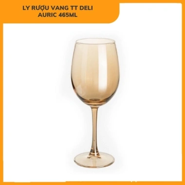 Hộp 6 ly thủy tinh cao cấp màu vàng - Ly uống rượu vang đỏ, giá ưu đãi 259.000₫