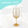 Hộp 6 ly thủy tinh cao cấp màu vàng - Ly uống rượu vang đỏ, giá ưu đãi 259.000₫ 3
