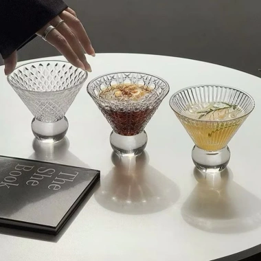Hộp 6 Ly Thủy Tinh Nón Lá Kiểu Nhật - Dùng Cà Phê, Cocktail, Tiệc 59.000 VND