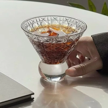 Hộp 6 Ly Thủy Tinh Nón Lá Kiểu Nhật - Dùng Cà Phê, Cocktail, Tiệc 59.000 VND