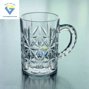 Hộp 6 ly uống bia quai 420mm Kiểu Kim Cương phong cách Châu Âu giá ưu đãi 149.000₫ 2