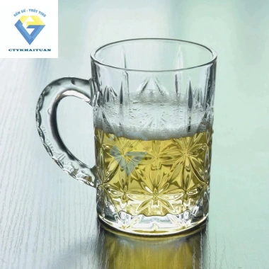Hộp 6 ly uống bia quai 420mm Kiểu Kim Cương phong cách Châu Âu giá ưu đãi 149.000₫ 5
