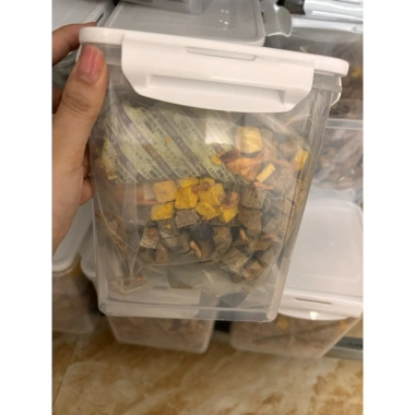 Hộp 660g Lishi mix đông khô 10 vị thịt sấy - Thức ăn dinh dưỡng cho mèo cún, giảm giá 94.000đ 3