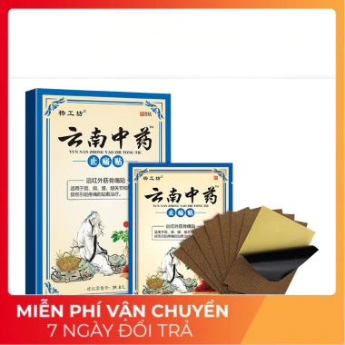 Hộp 8 miếng Dán Ngải Cứu Giảm Đau Nhanh, Hiệu Quả - Chỉ 5.000₫ (Giá gốc 6.450₫)
