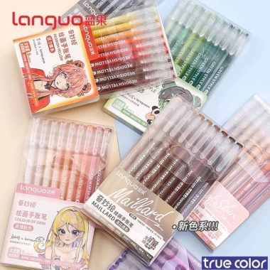 Hộp 9 Bút Bi Mực Gel Morandi - Nhiều Màu Đánh Dấu, Highlight, TakeNote, Giá ưu đãi 35.000₫ 2